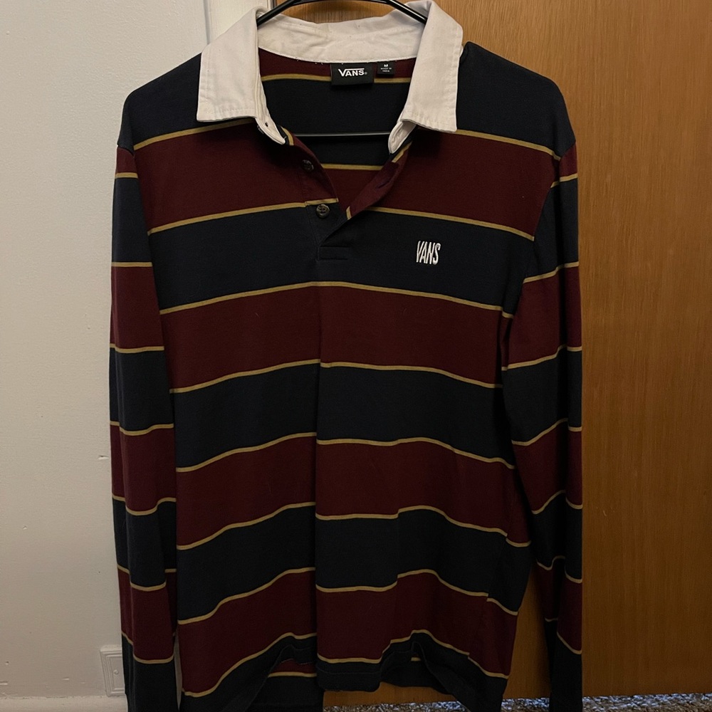 Vans long sleeve polo